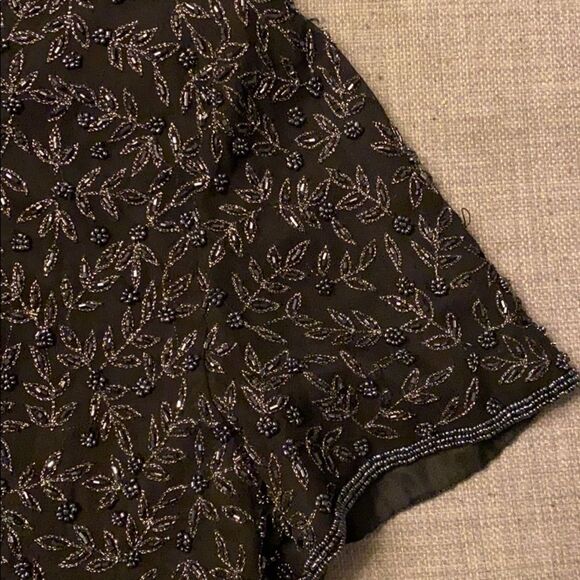 Adrianna Papell Occasions Beaded Blouse New - 10 - Picture 3 of 6